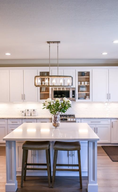 White Wooden Cupboards